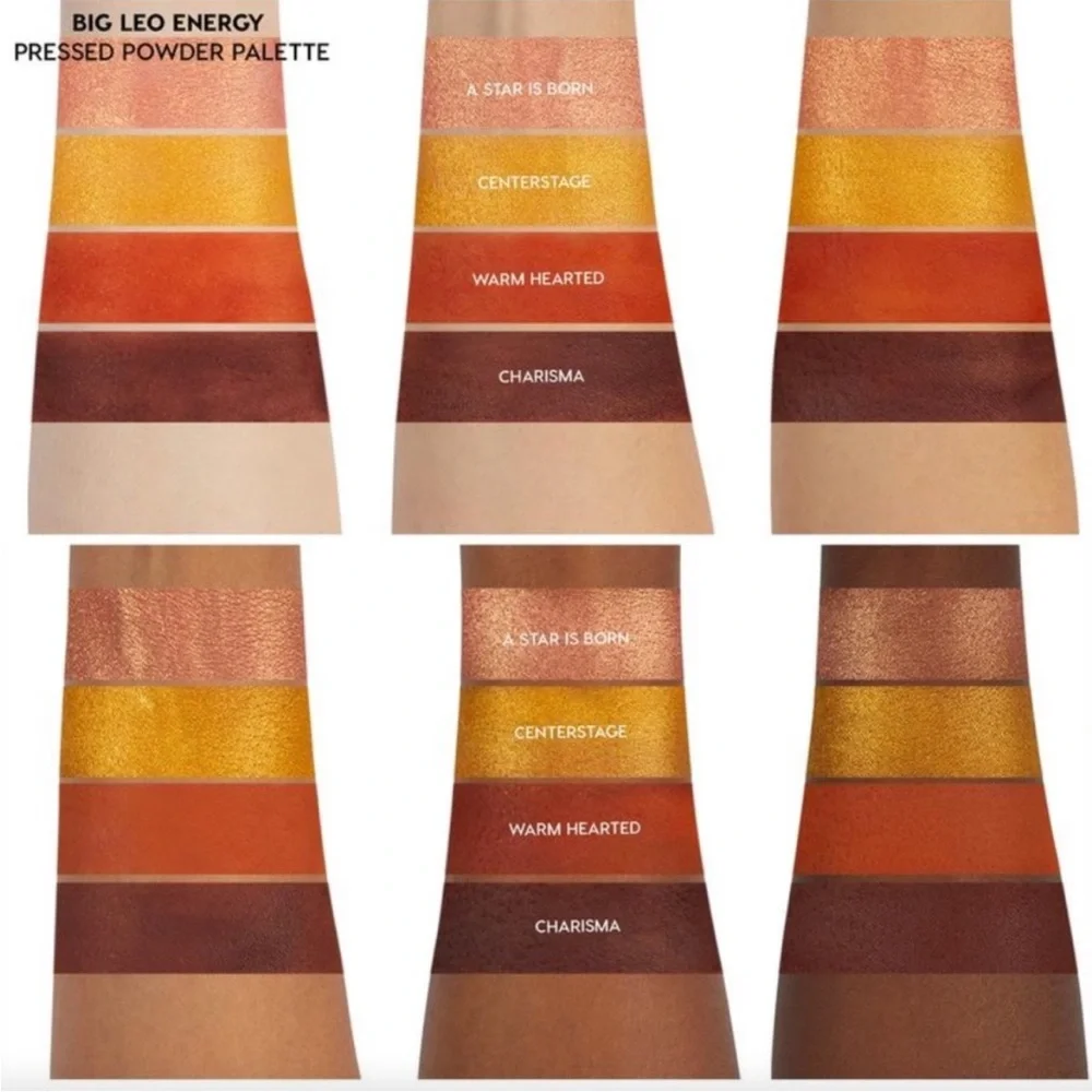 Colourpop Big Leo Energy Palette - Bold Colors - Metallic Shimmer and Matte